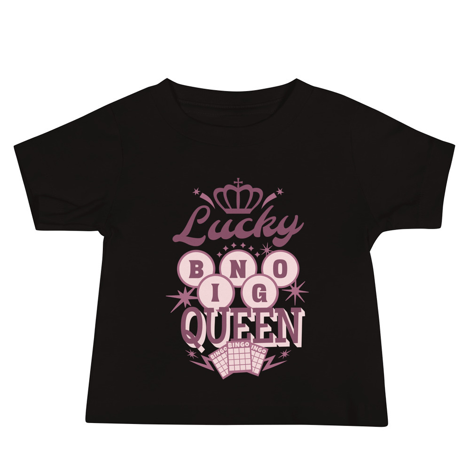 Bingo Queen - Retro Crown Baby Staple Tee