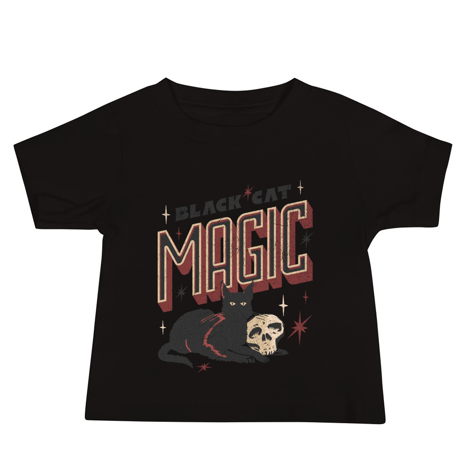 Black Cat Magic Baby Staple Tee