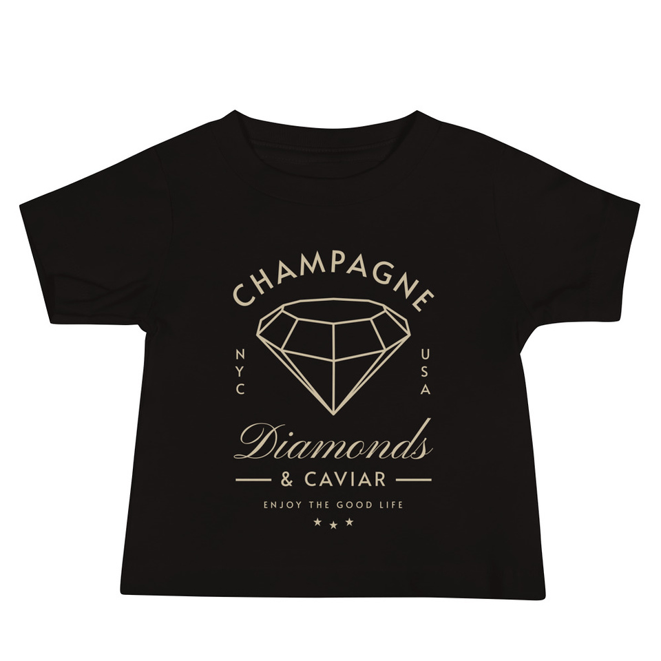 Black Diamonds - Elegant Baby Staple Tee