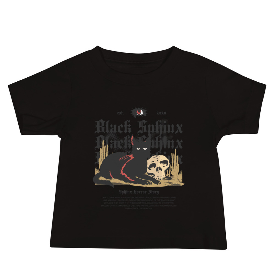 Black Sphinx Baby Staple Tee