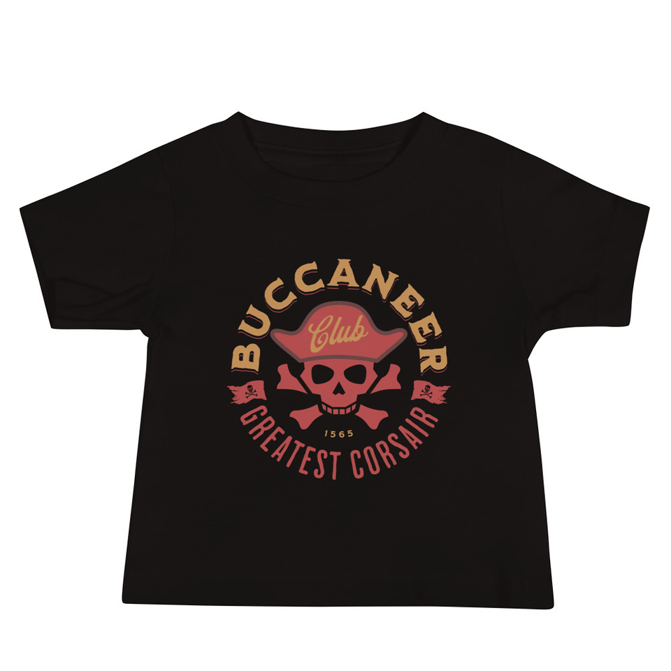 Buccaneer Club - Pirate Skull Baby Staple Tee