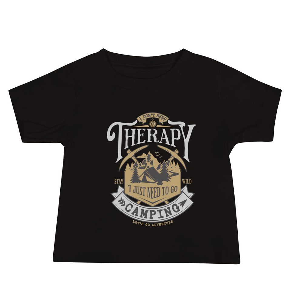 Camping Emblem Baby Staple Tee