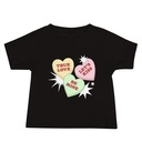 Candy Hearts - Valentine's Day Baby Staple Tee