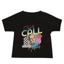 Classic Retro Illustrative Portrait Men Calling Baby Staple Tee
