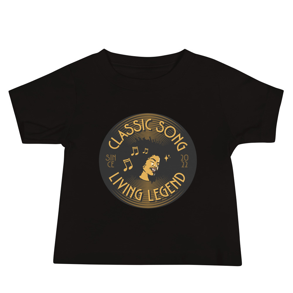 Classic Song - Music Record Baby Staple Tee