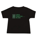 Coffee Completes Me - Neon Heart Baby Staple Tee