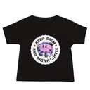 Colorful Fun Retro Style Coffee Quote Baby Staple Tee