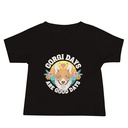 Corgi Days - Funny Animal Baby Staple Tee