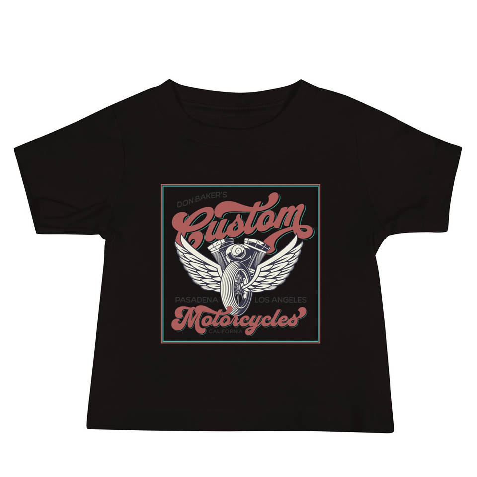 custom motorcycle  Baby Staple Tee