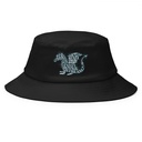 A Dragon Rises - Typographic Lettering Bucket Hat