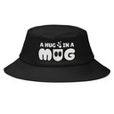 A Hug in a Mug - Funny Cartoon Bucket Hat