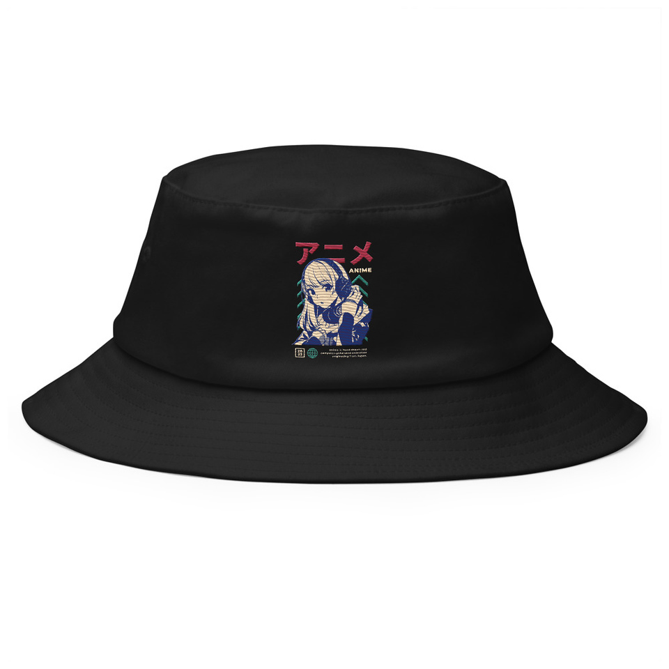 Anime Girl Bucket Hat