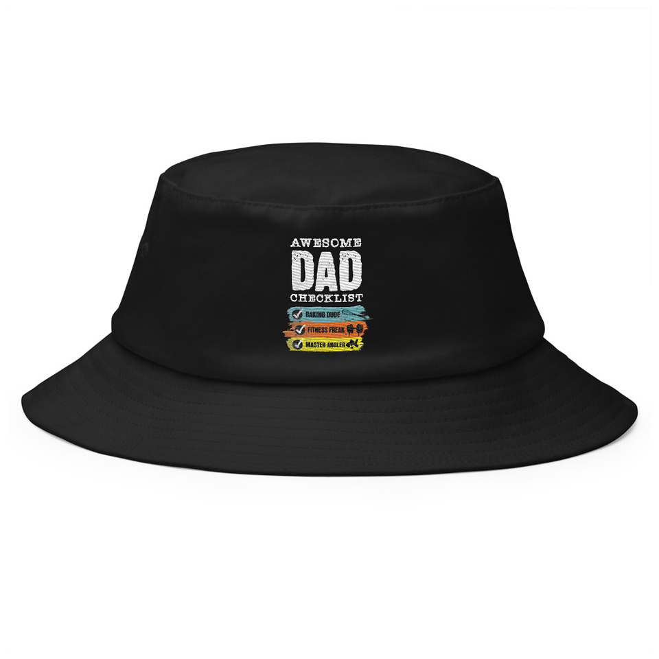 Awesome Dad Checklist Bucket Hat