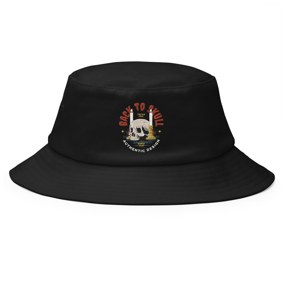 Back to Skull - Authenthic Design  Bucket Hat