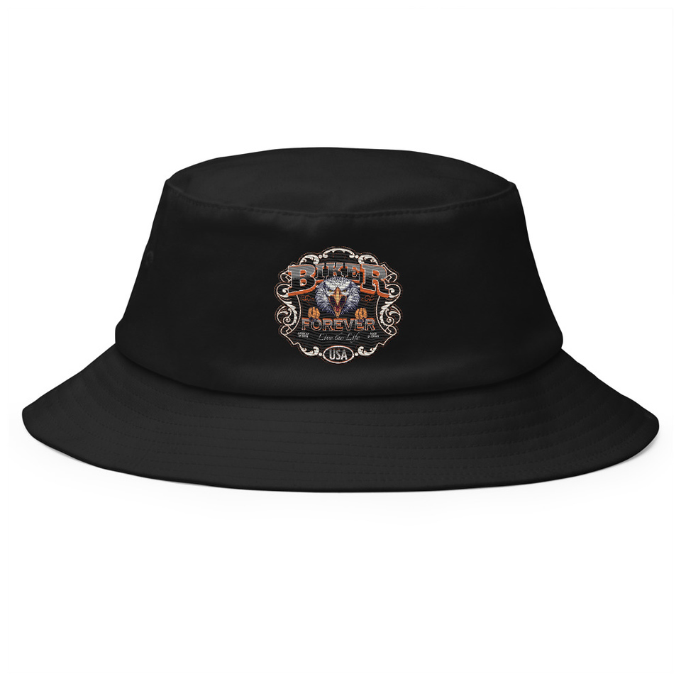 biker forever Bucket Hat