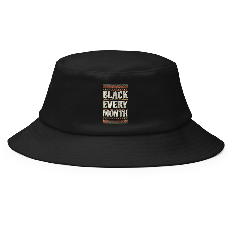 Black Every Month - African American History Bucket Hat