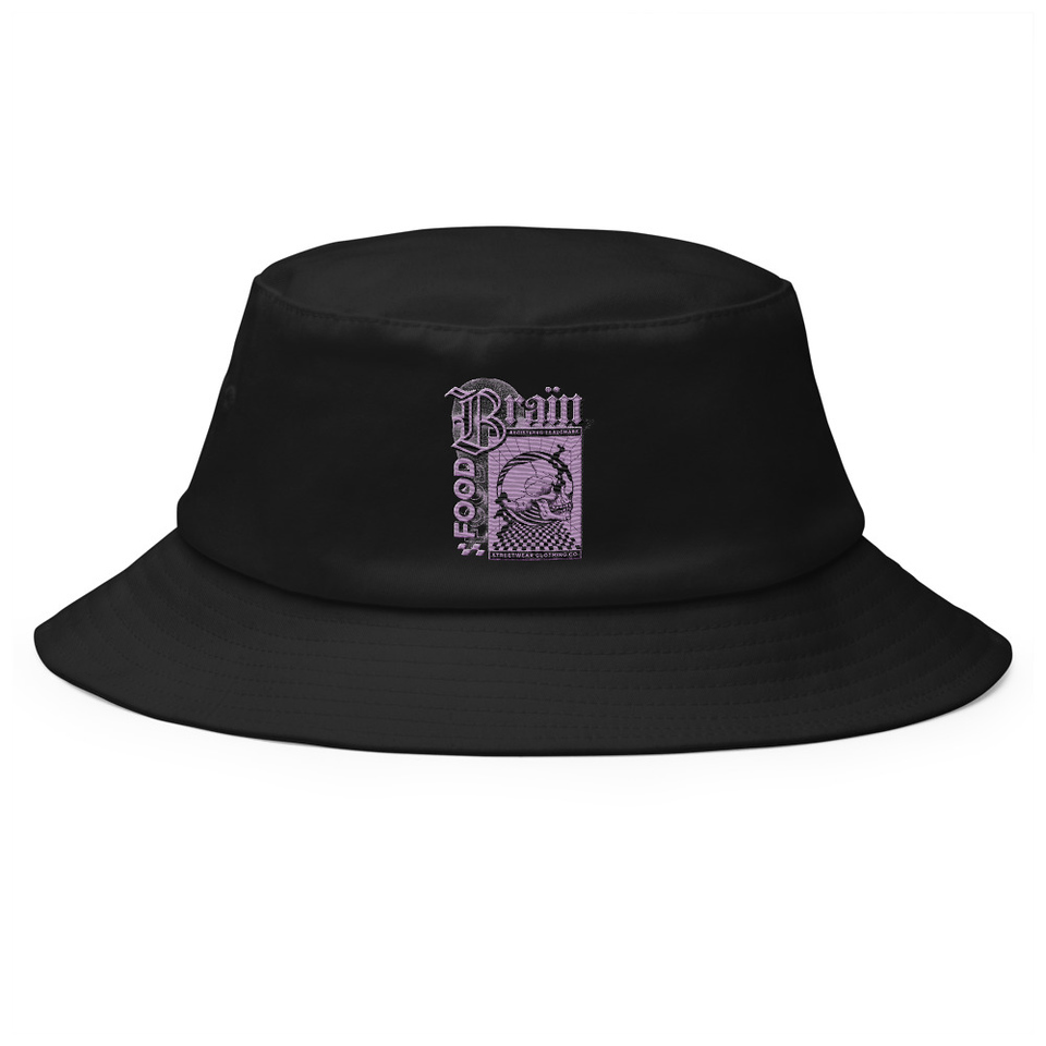 Brain Food - Y2K Skull Streetwear Bucket Hat