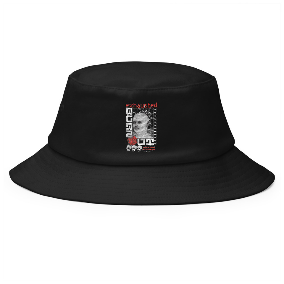 Burn Out - Futuristic 3D Head Bucket Hat
