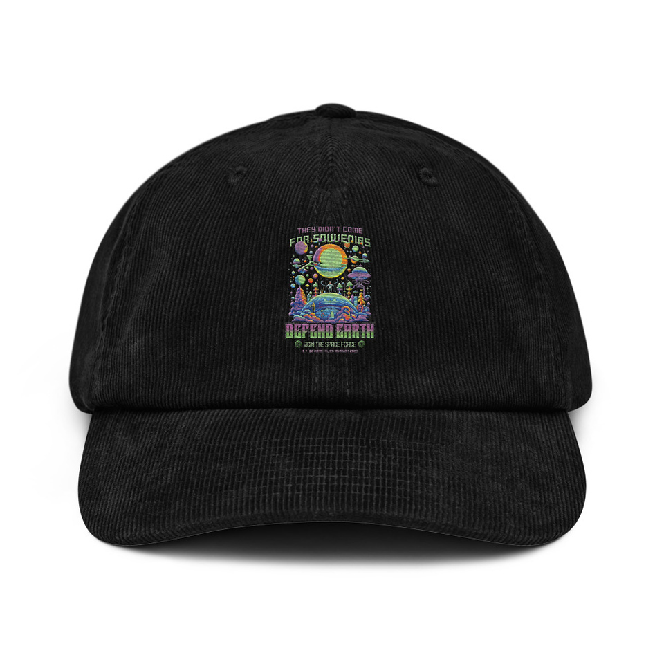 Alien Invasion Corduroy Hat