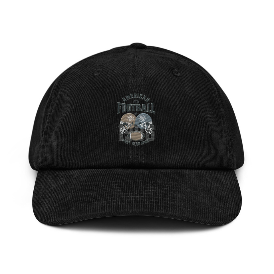 American All Star Football - Sports Helmet Corduroy Hat