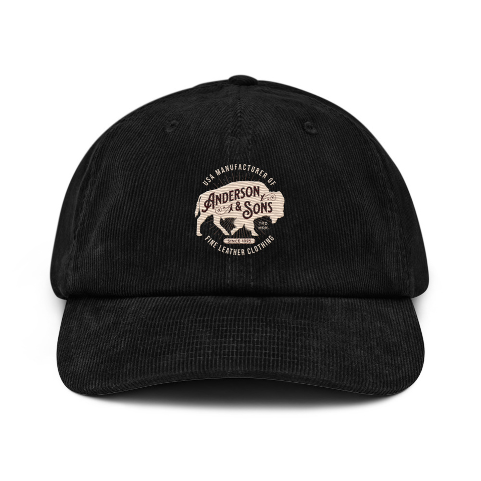 Anderson & Sons Leather Clothing - Buffalo Corduroy Hat