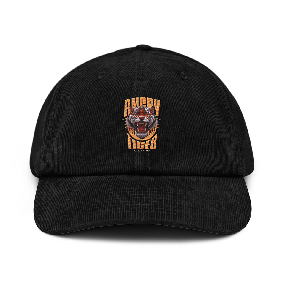 Angry Tiger - AI Corduroy Hat
