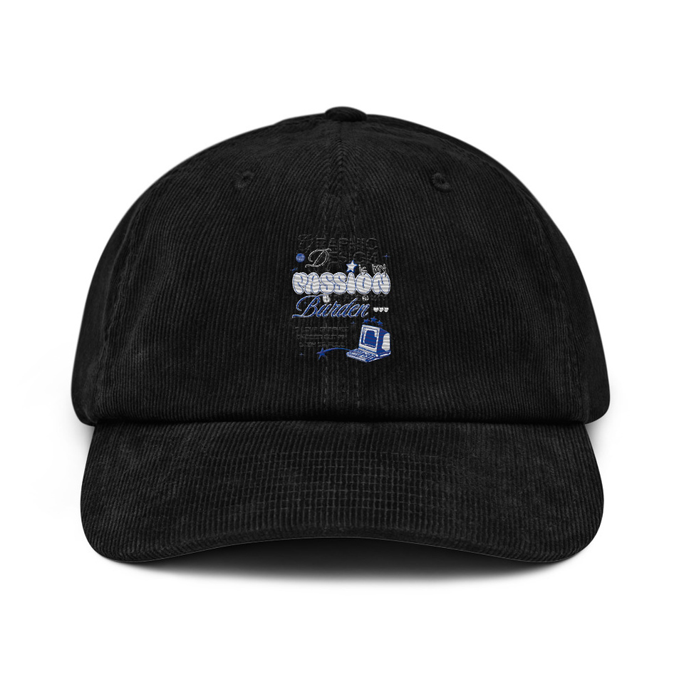Anti-design  Corduroy Hat