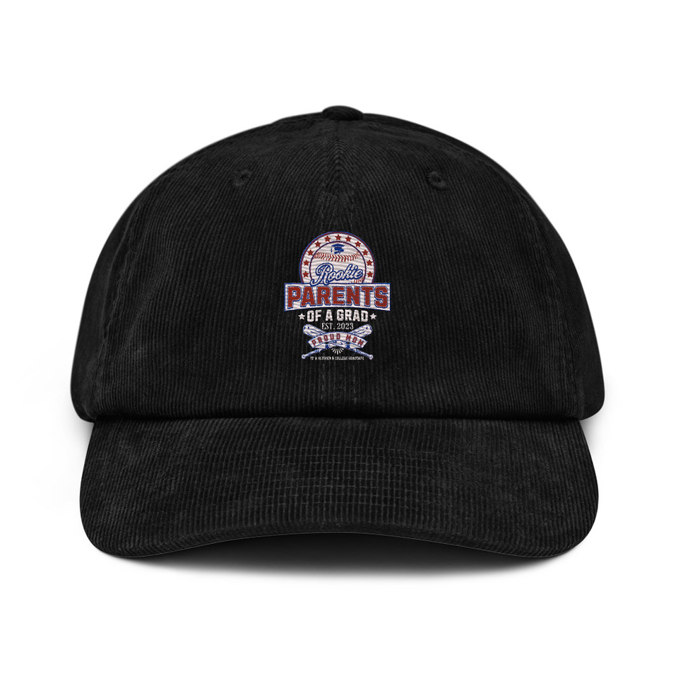 Baseball Mom Of A Graduate Corduroy Hat