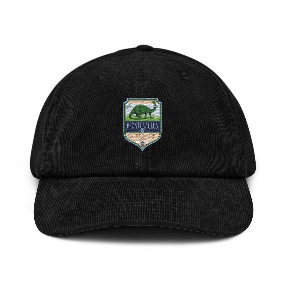 Brontosaurus Conservation Society Corduroy Hat