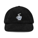 But First Coffee - Hand Lettering Typography Corduroy Hat