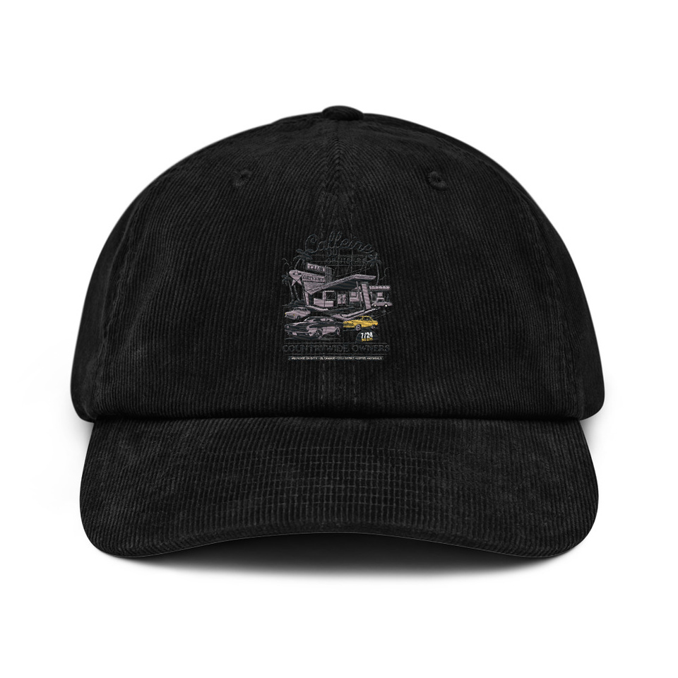 Caffeine Cruisers Corduroy Hat