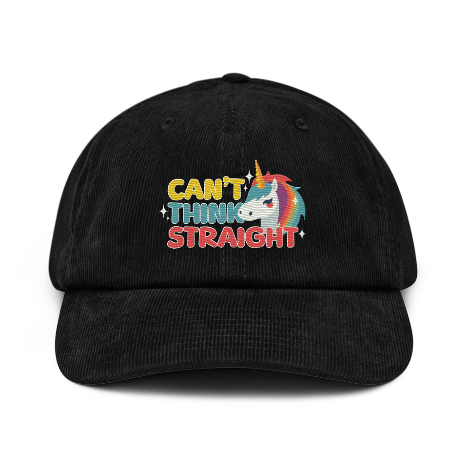 Can't Think Straight (2) Corduroy Hat