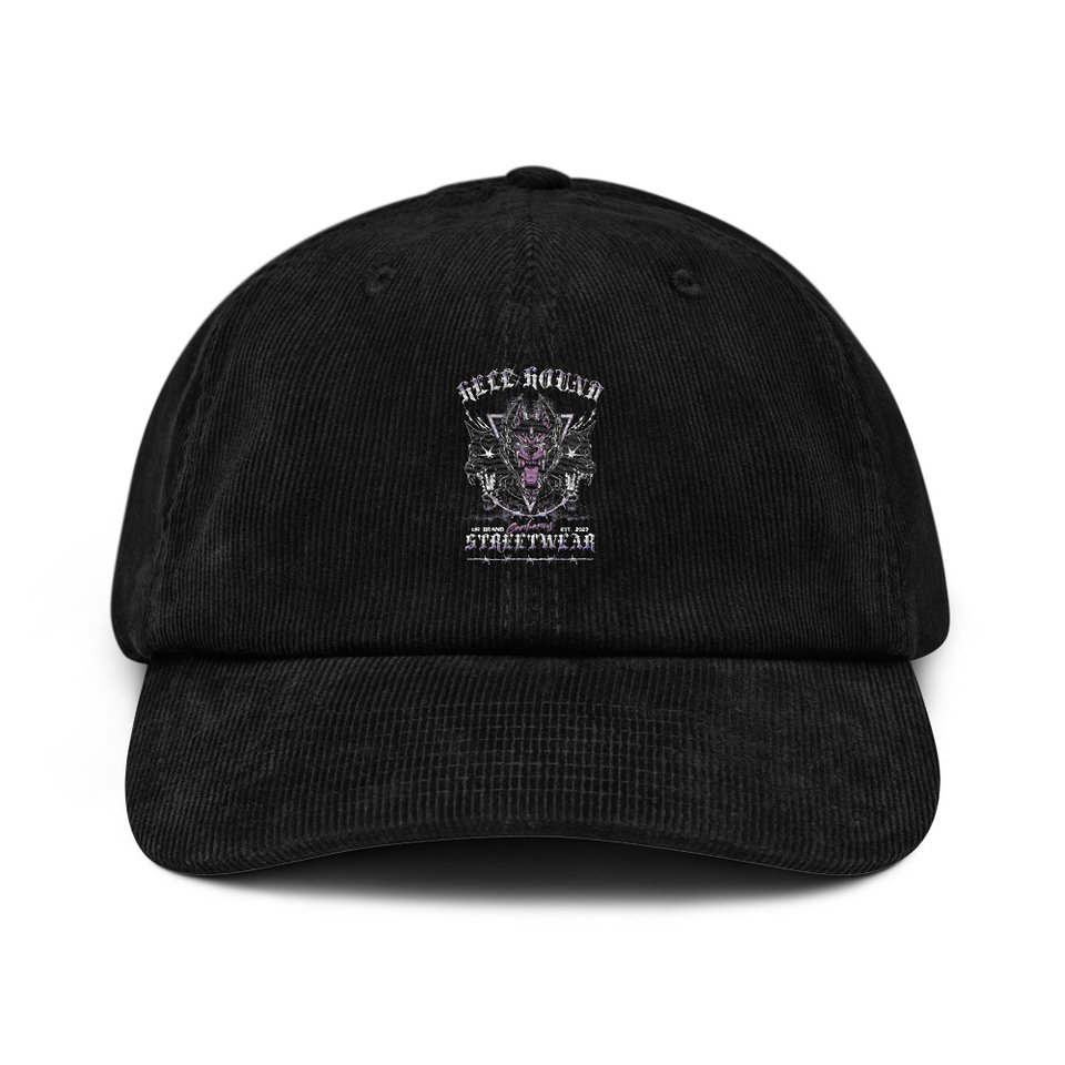 Cerberus Hell Hound Streetwear - Dark Aesthetic Corduroy Hat