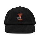 Coffee Break Cartoon Retro 90s  Corduroy Hat