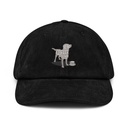 Coffee Dog Corduroy Hat
