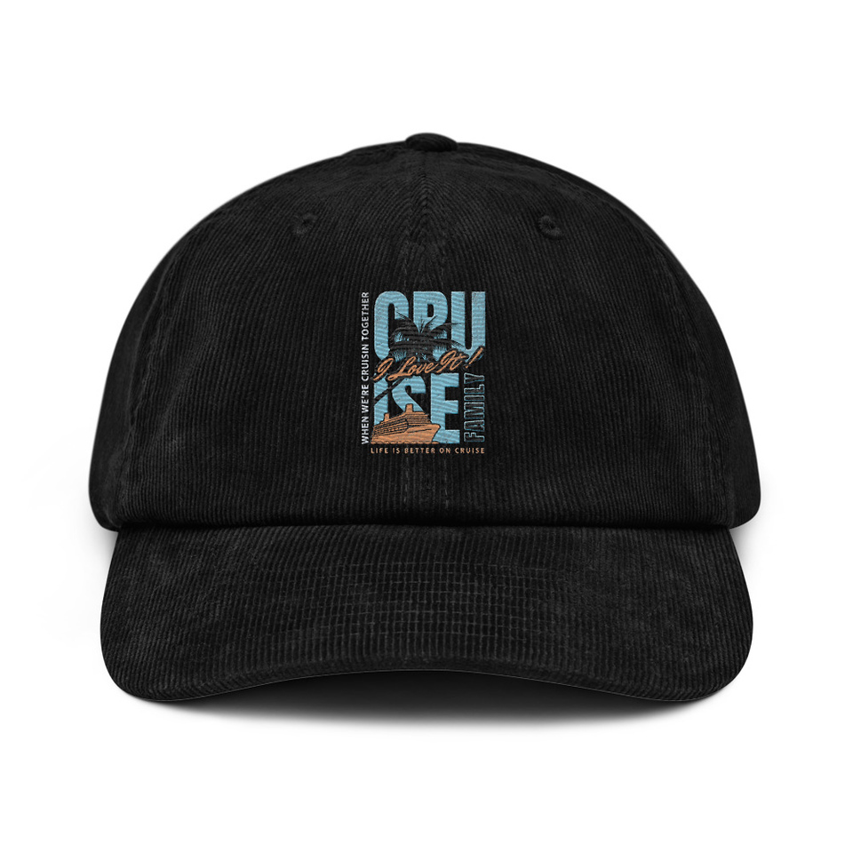 Cruise Ship Corduroy Hat