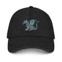 A Dragon Rises - Typographic Lettering Denim Hat