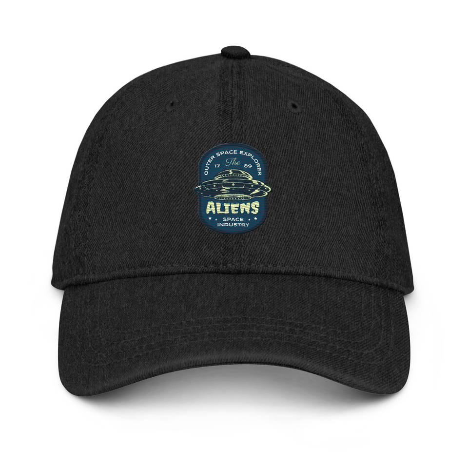 Aliens Outer Space Explorer - UFO Denim Hat