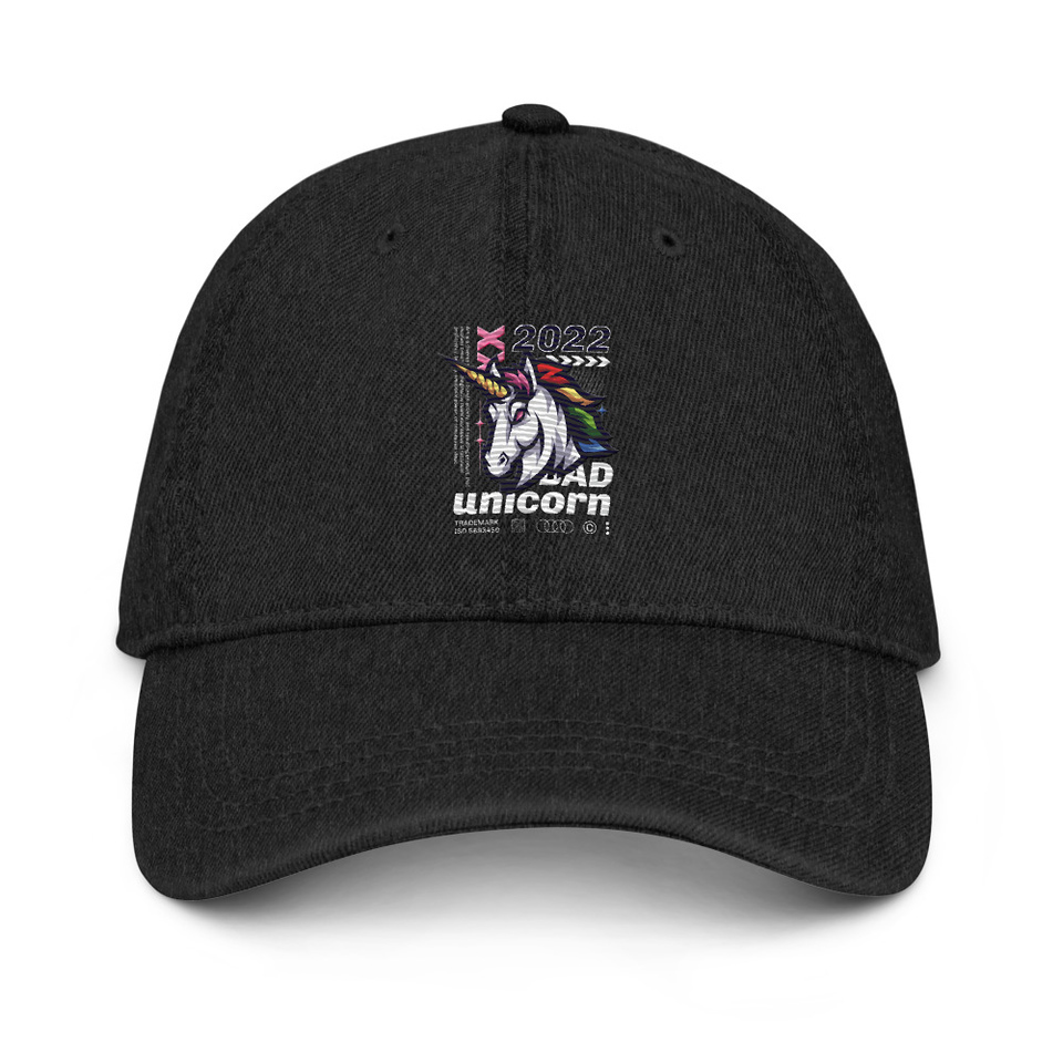 Bad Unicorn - Horse Denim Hat