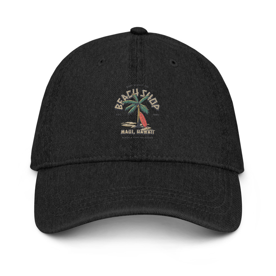Beach Shop Denim Hat