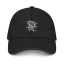 Best Fishing Dad - Typography Denim Hat