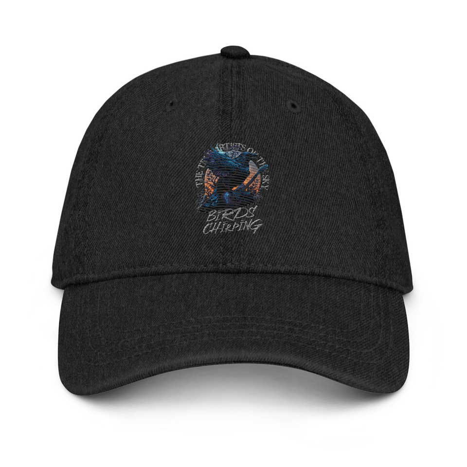 Birds Chirping Denim Hat