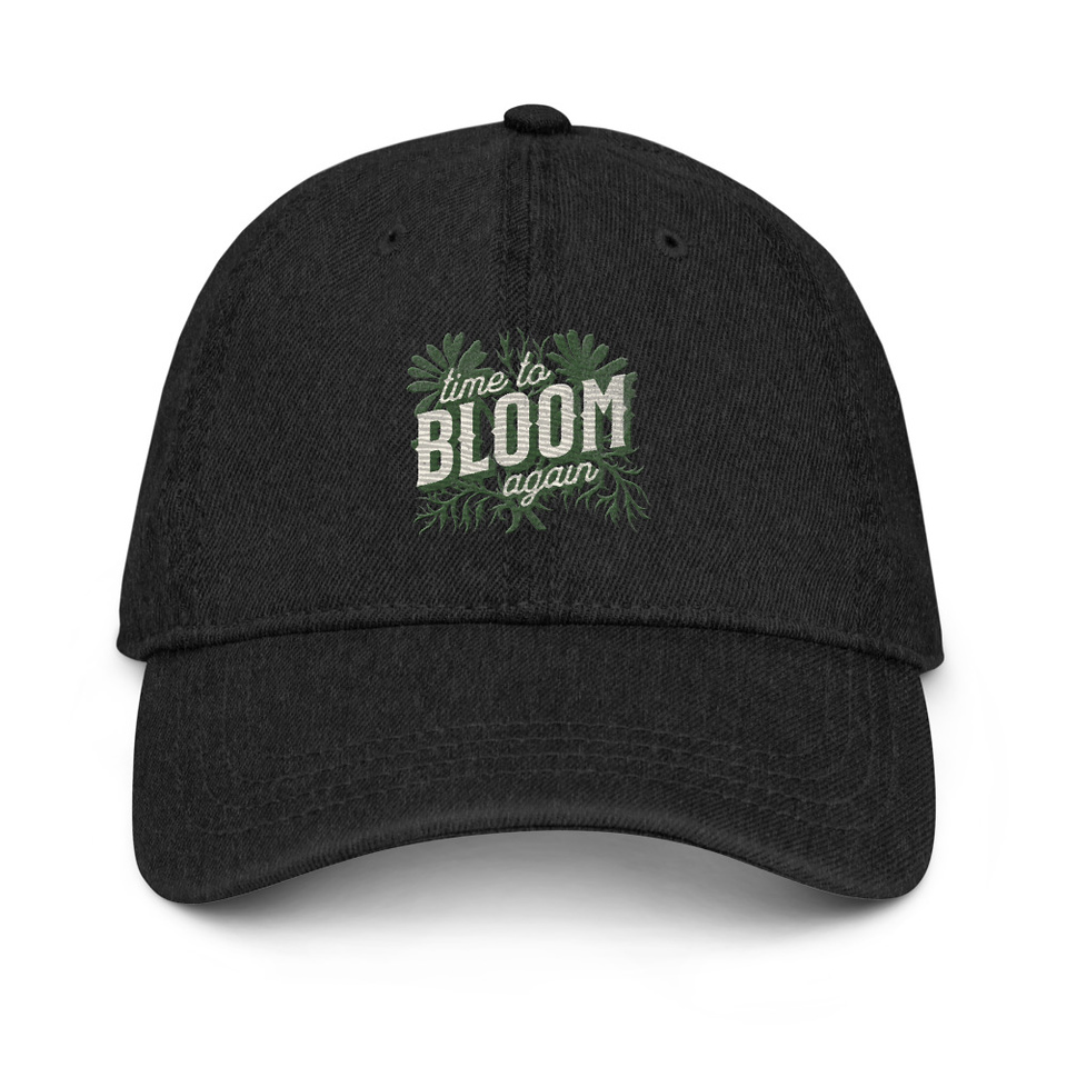 Bloom Again Denim Hat