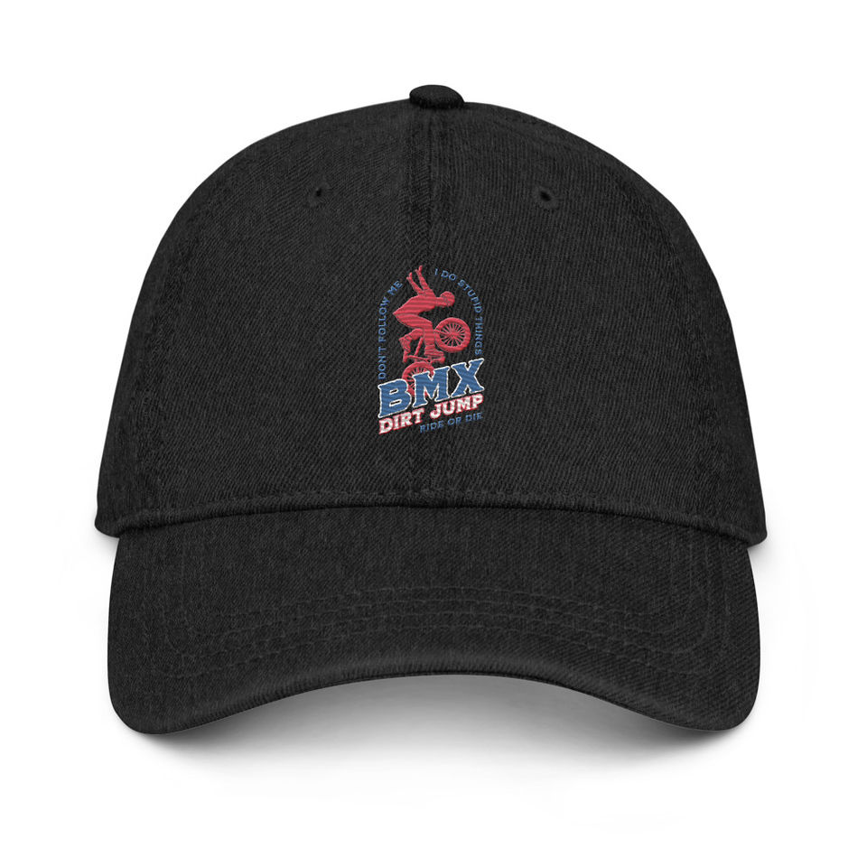 BMX Dirt Jump - Extreme Sports Denim Hat