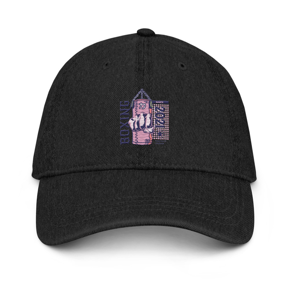 Boxing Fist - Punching Bag Denim Hat