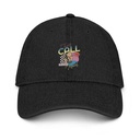 Classic Retro Illustrative Portrait Men Calling Denim Hat
