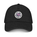 Colorful Fun Retro Style Coffee Quote Denim Hat