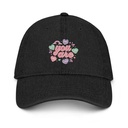 Colorful Self Love Affirmation - Heart Denim Hat