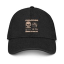 Crimson Denim Hat