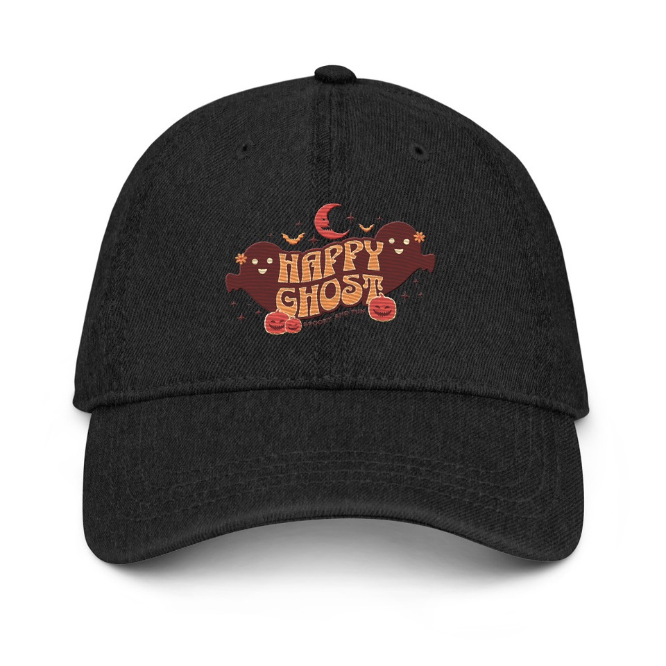 Cute Happy Ghost Denim Hat